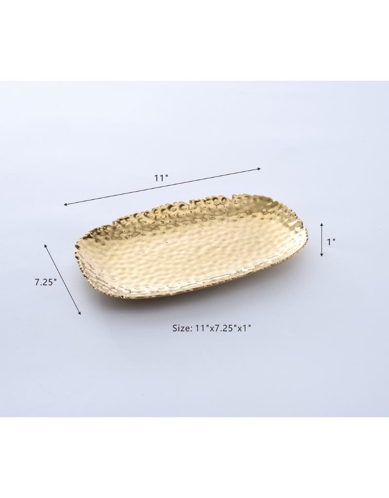 Small Gold Serving Platter