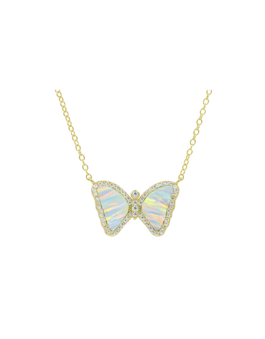Mini Butterfly Necklaces & Earrings