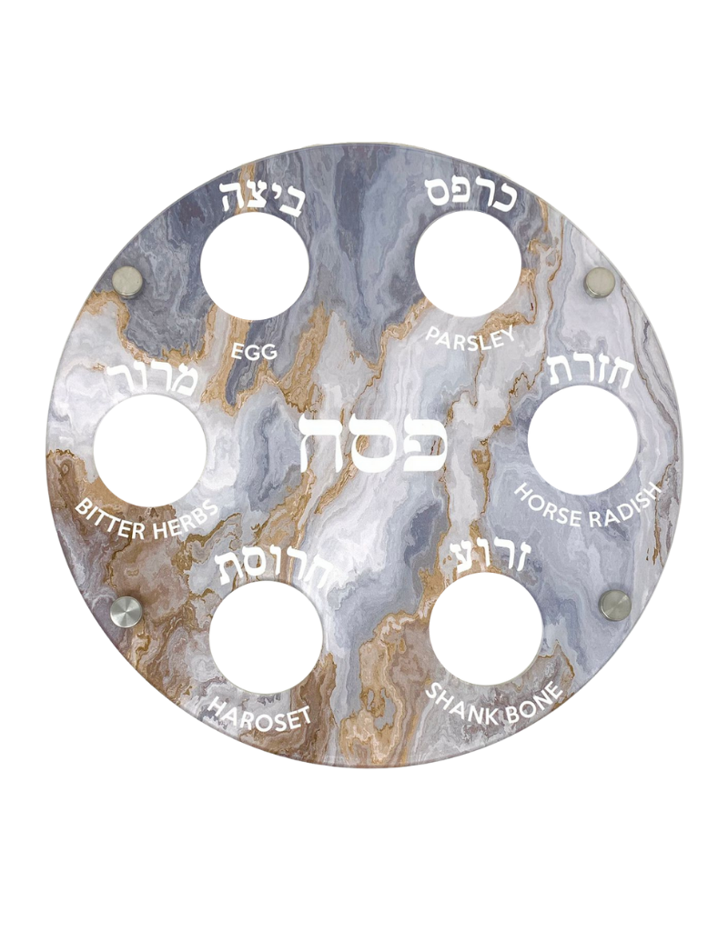 Acrylic Seder Plate & Bowls (Options)