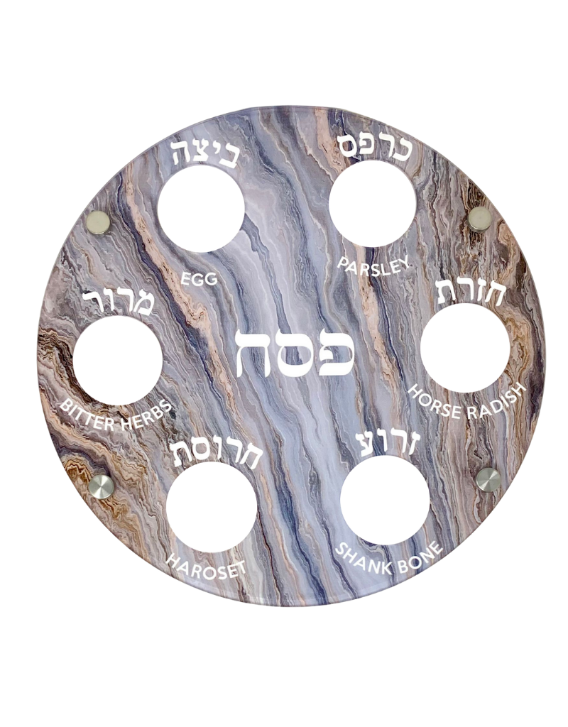 Acrylic Seder Plate & Bowls (Options)