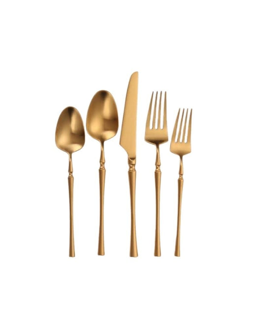 Irene Gold Flatware 20 Piece Set