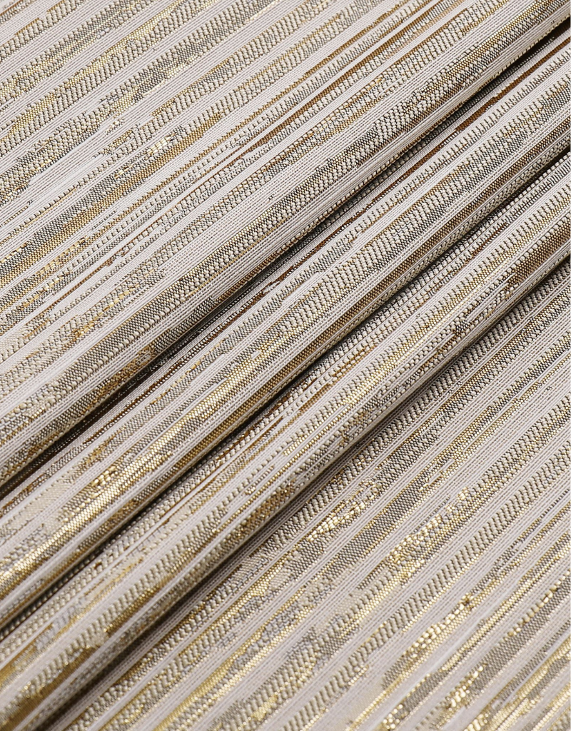 Jacquard Tablecloth Striped Gold/Beige #1205