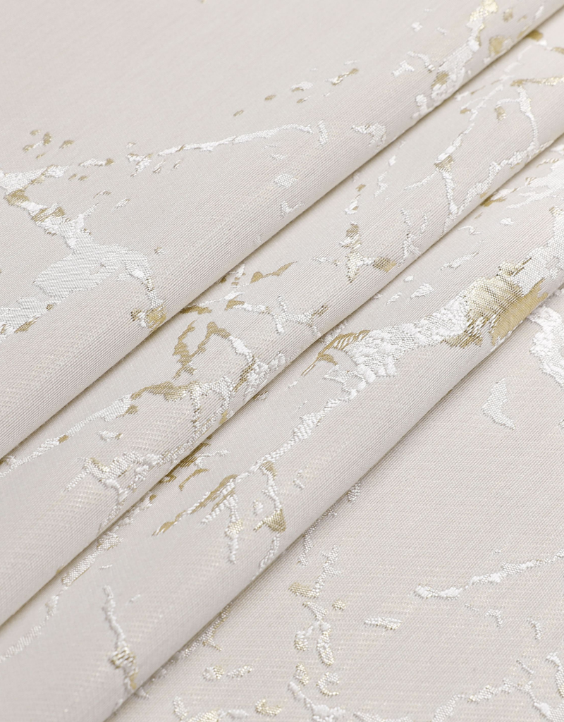Jacquard Marble Beige Gold Tablecloth #1307