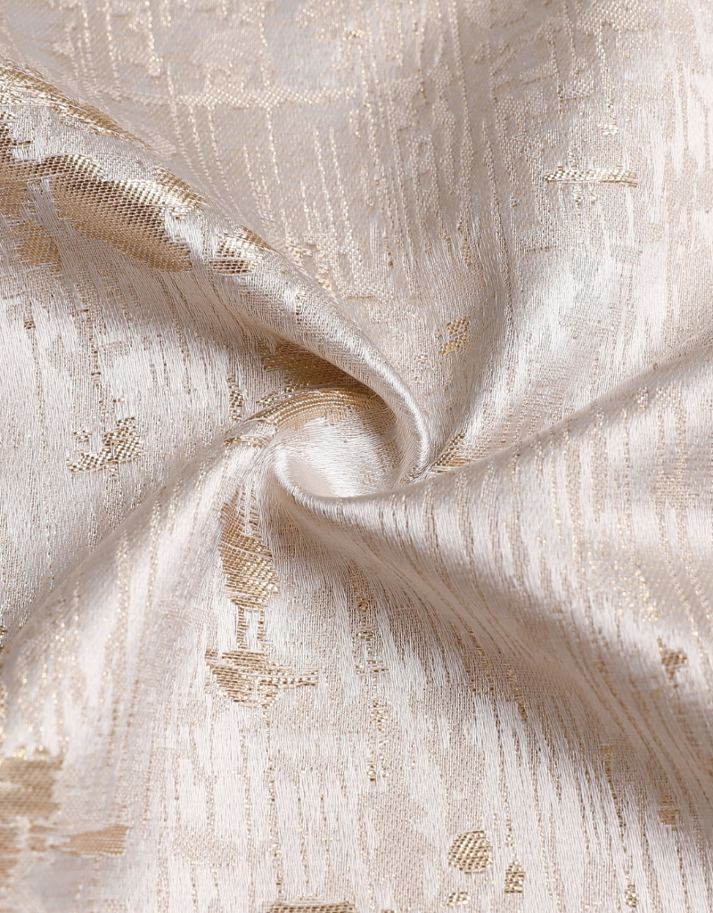 Jacquard Champagne Pink & Gold Tablecloth #1312
