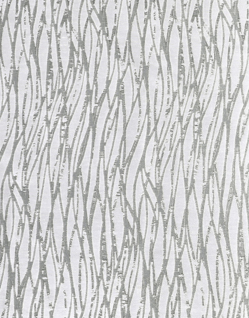 Jacquard Tablecloth White & Silver #1317