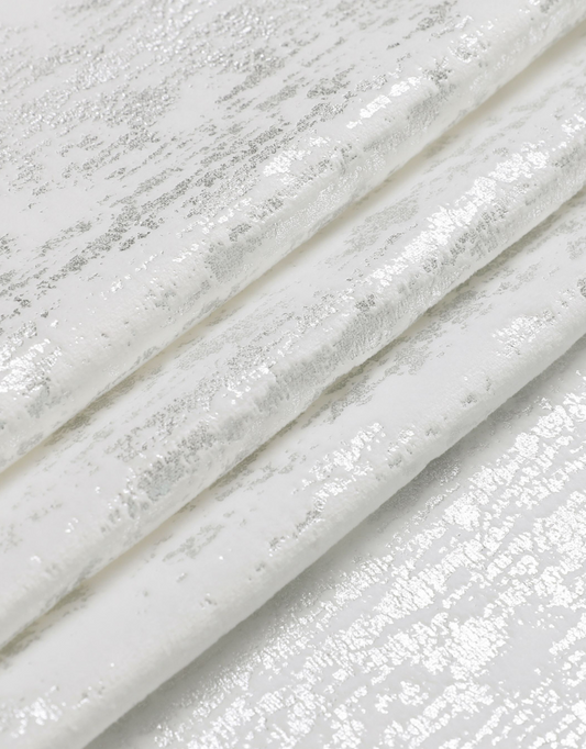 Velvet Silver & White Mosaic Tablecloth #1403