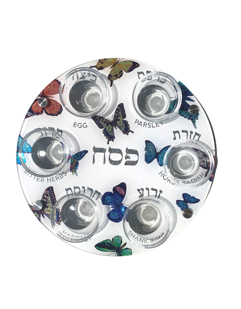 Acrylic Seder Plate & Bowls (Options)