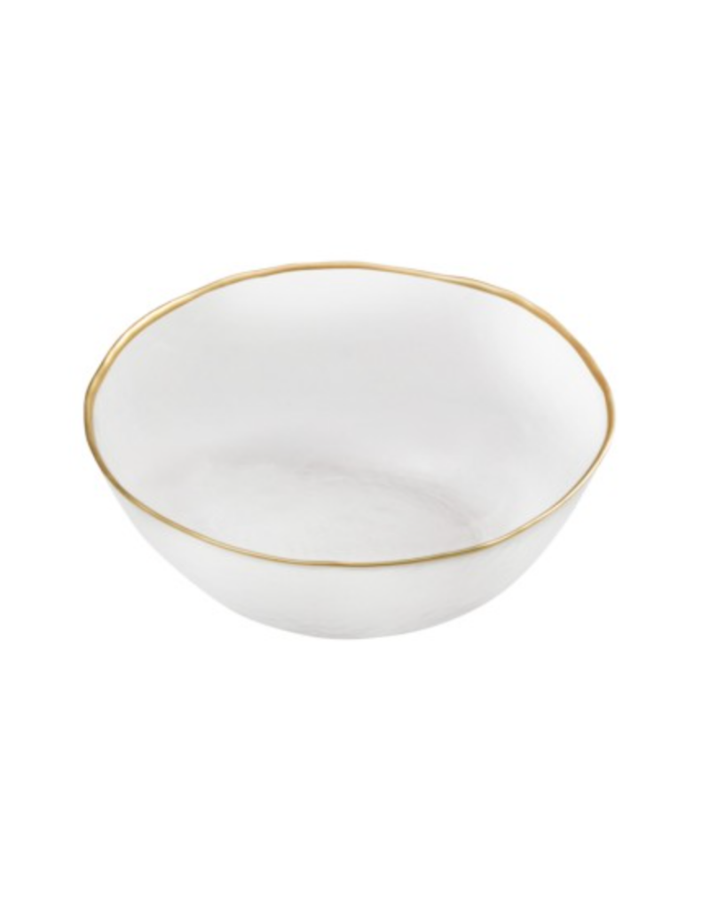 Gold Rim Dessert Bowl Set