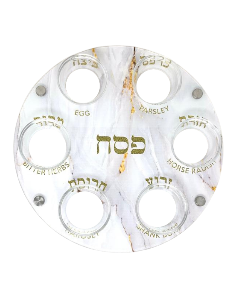 Acrylic Seder Plate & Bowls (Options)