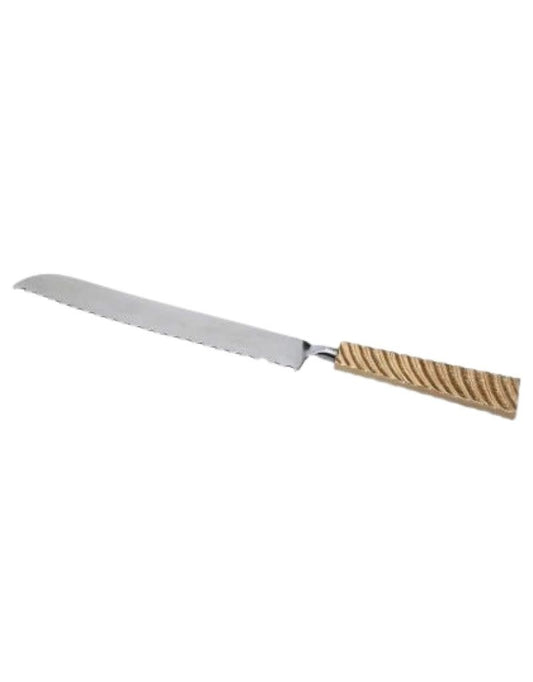 Wavy Handled Gold Knife