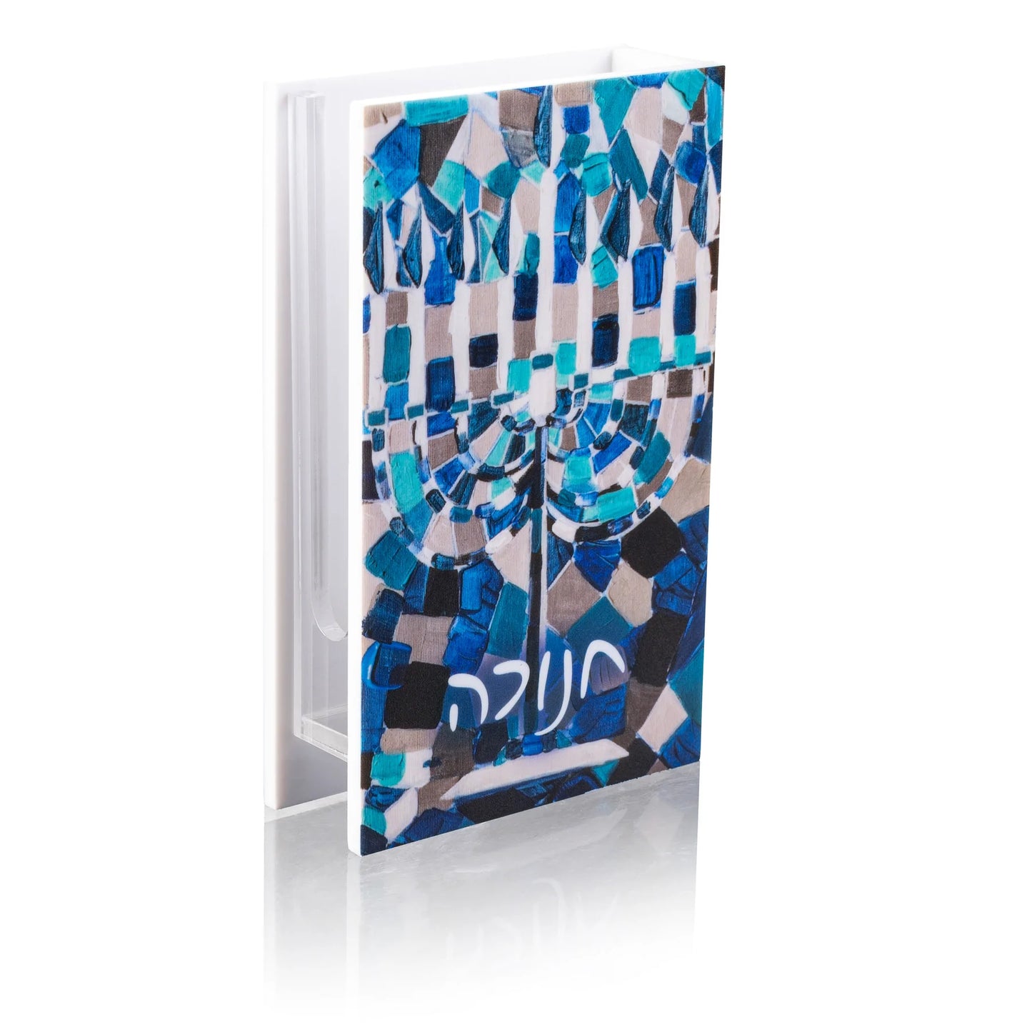 Painted Mosaic Chanukah Match Box