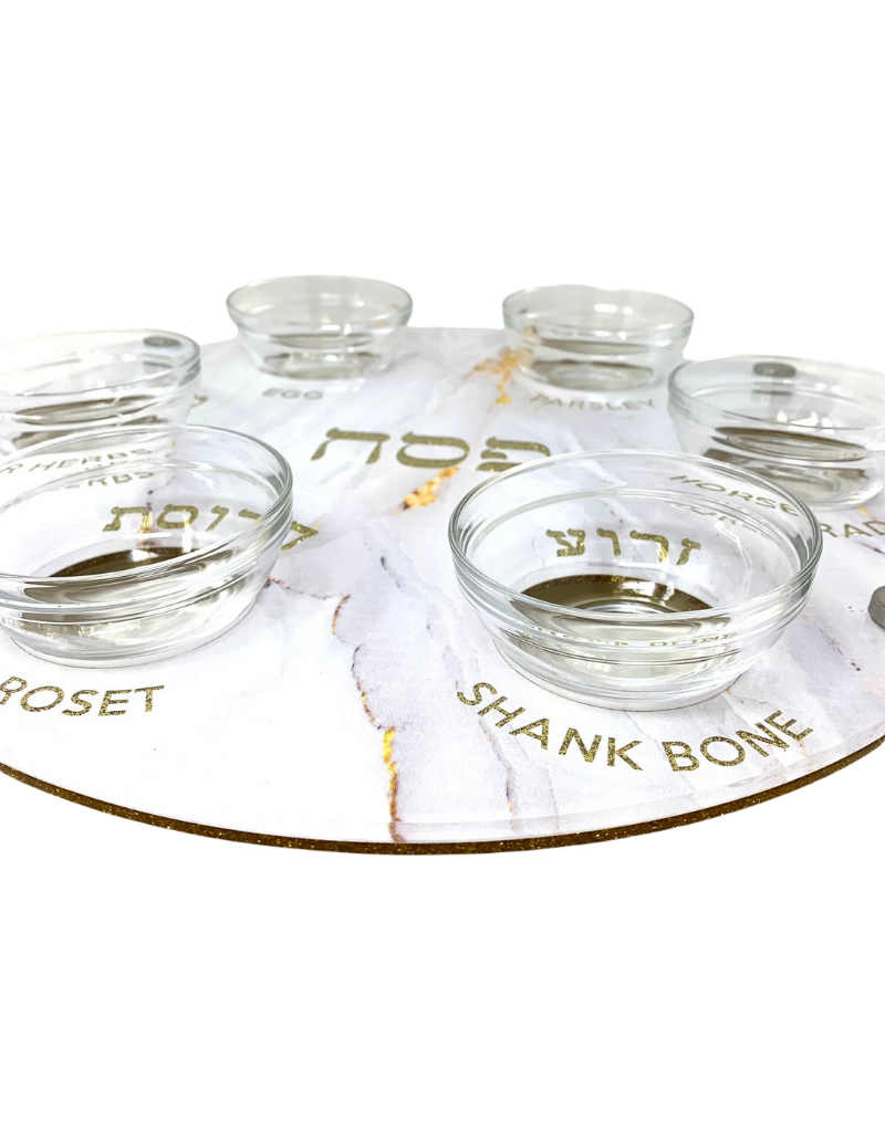 Acrylic Seder Plate & Bowls (Options)